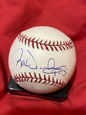 RAY DURHAM AUTOGRAPHED SIGNED RAWLINGS MAJOR LEAGUE BASEBALL OML SF GIANTS COA - Image 1 of 2