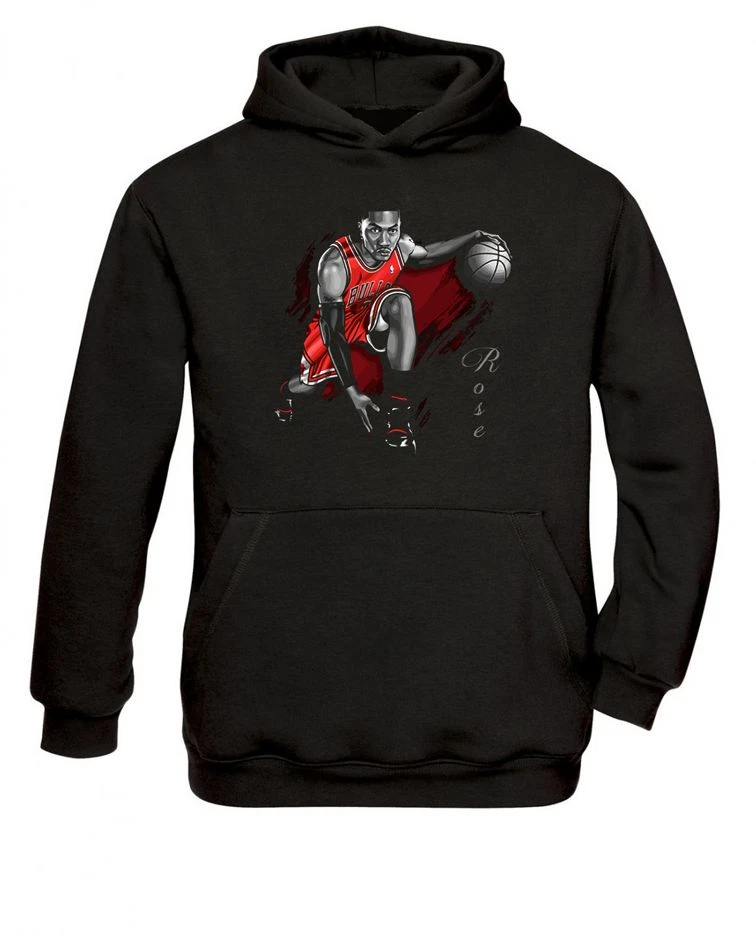 Derrick Rose Bulls Basketball Hoodie/Sweatshirt New - Image 1 of 2