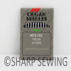 10 ORGAN #21 190R, MTX190 SEWING MACHINE NEEDLES for PFAFF, ADLER - Picture 1 of 1