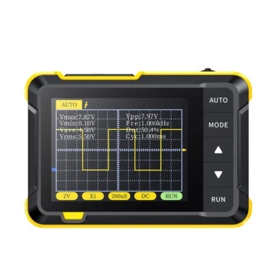 Digital LCD Mini FNIRSI DSO152 200KHz Oscilloscope Signal Generator AUTO new--- - Image 1 of 4