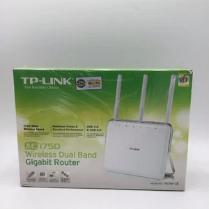 TP-LINK Archer C8 AC1750 Wireless Dual Band Gigabit Router Open Box Gaming Wi-Fi - Picture 1 of 5