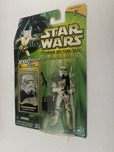 SEALED Star Wars Power of the Jedi Sandtrooper (Stormtrooper) 2000 Hasbro - Picture 1 of 8