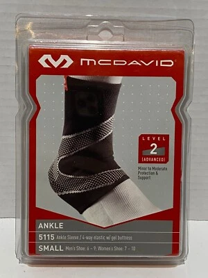 MCDAVID 5115 MANGA TOBILLO GEL ELÁSTICO 4 VÍAS NIVEL 2 AVANZADO NIVEL PEQUEÑO Foto 1 de 3
