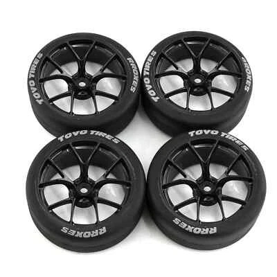 1/10 RC Car 4PCS 12mm hex Wheels Tires Set For HPI Rs4 Tamiya TT01E TT02 Traxxas - Image 1 of 4