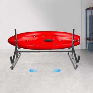 Kayak Storage Rack 2 Capacity Freestanding Kayak Stands Outdoor Storage 275lbs - Imagen 1 de 19