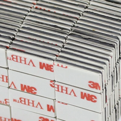 20 NEODYM QUADER MAGNETE SELBSTKLEBEND 20x10x1 mm N42 1,8 KG KLEBE POLSTERSCHAUM - Bild 1 von 3