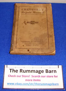 MANUALE RIPARAZIONE CHEVROLET 1922 vintage --- originale ---- VEDI FOTO - Foto 1 di 5