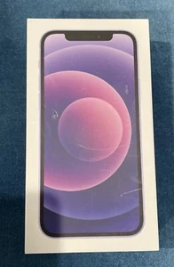 Iphone 12 mini BOX ONLY Purple Authentic Apple - Picture 1 of 2