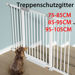 Treppenschutzgitter ohne Bohren Türgitter Treppengitter Auto-Close für Kinder.