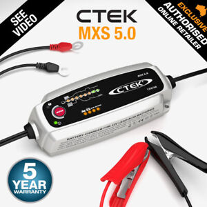 CTEK MXS 5.0 12V 5Amp Smart Battery Charger Car Boat 4WD Caravan Bike Marine AGM