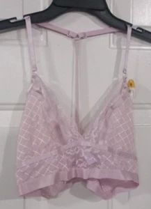 Women's Secret Treasures Lavender Caged T Brallete Size Medium - Picture 1 of 4