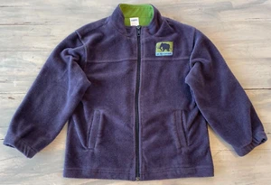 GYMBOREE BOY Arctic Territory Ice Age Explorer Mammoth Fleece Zip Jacket 5 Yrs - Picture 1 of 4
