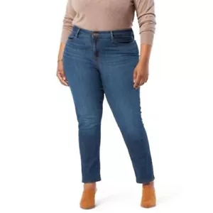 Signature by Levi Strauss & Co. Womens Mid Rise Modern Straight Jeans 26M - Picture 1 of 1