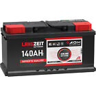 Produktbild - AGM Batterie 140Ah 12V Solarbatterie 120Ah 130Ah Wohnmobil Batterie Akku Boot 