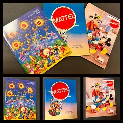De colección 89 90 1992 Mattel Distribuidor Juguete Catálogo Niño Infante Niño Pequeño Disney World Lote 3 Foto 1 de 4