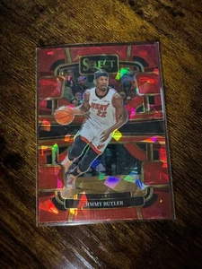 Jimmy Butler 2023-24 Panini Select - Concourse  #40 Red Cracked Ice Prizm - Picture 1 of 2