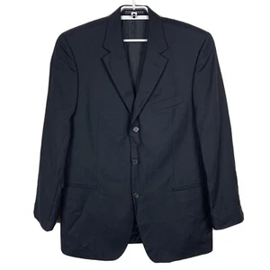 Hugo Boss Einstein 3-Button Black USA Wool Blazer size 42R - Picture 1 of 10