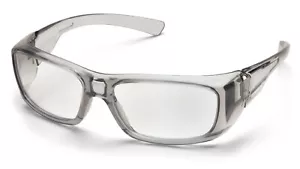 Pyramex Emerge Gray 1.5 Clear Full Lens Reader Reading Safety Glasses Z87+ - Picture 1 of 4
