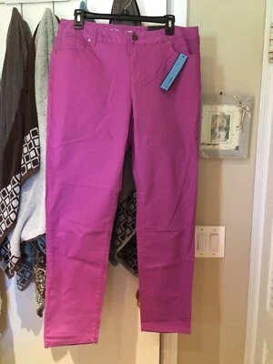 Apt. 9 - Женские брюки - узкие ноги - новый с Ярлыками - фиолетовый - размер 14 - Изображение 1 из 4