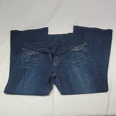 American Star Maternity Jeans Dark Wash Bootcut Stretch Comfortable Size XL - Image 1 of 4