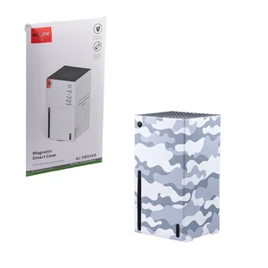 Magnetische Schutzhülle für Xbox Series X Konsole - Camouflage Grau - Bild 1 von 10