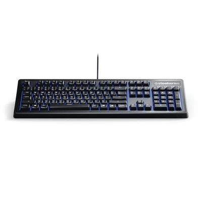 Steelseries Apex 100 Gaming Keyboard Tactile And Silent Blue LED Backlit - Image 1 of 3