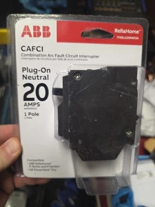 ABB Reliahome 20A Interruttore CAFCI neutro plug-on THQL1120PAF2A - Foto 1 di 5