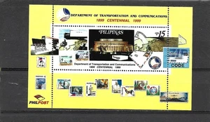 Philippines 1999 Transport & Communications Mini Sheet MNH - Bild 1 von 1