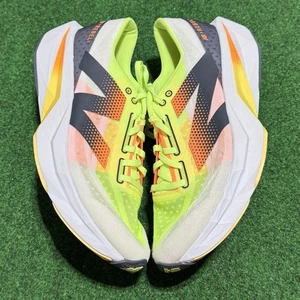 New Balance FuelCell Rebel v4 Zapatos Para Hombres 10.5 Blanco Blanqueado Lima Glo Hot Mango - Imagen 1 de 14