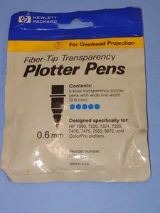 Plotterstifte HP 5 Faserspitze für Overhead Projectio 0,6 blau NOS 17732T - Bild 1 von 2