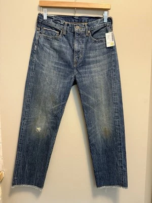 Vince Jeans Union Ribete holgado Acabado desgastado Relajado Recortado Talla 26 Nuevo sin etiquetas Foto 1 de 4