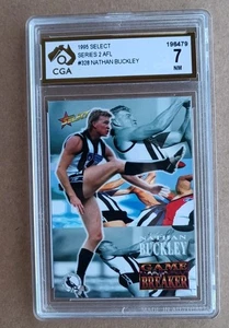 Nathan Buckley Game Breaker Select 1995 - CGA 7 NEAR MINT not PSA - Picture 1 of 1