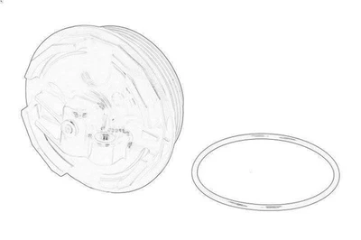 Honda 16904-rl0-G01 OE Fuel Filter Cap, for CR-V II (RD_) 2.2 2005-2006 - Image 1 of 4