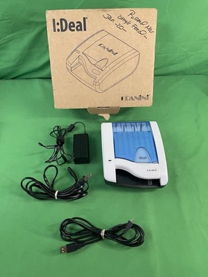 Panini I:DEAL Single Feed Check Scanner w/ Adapter & USB | In Original Box - Image 1 of 4
