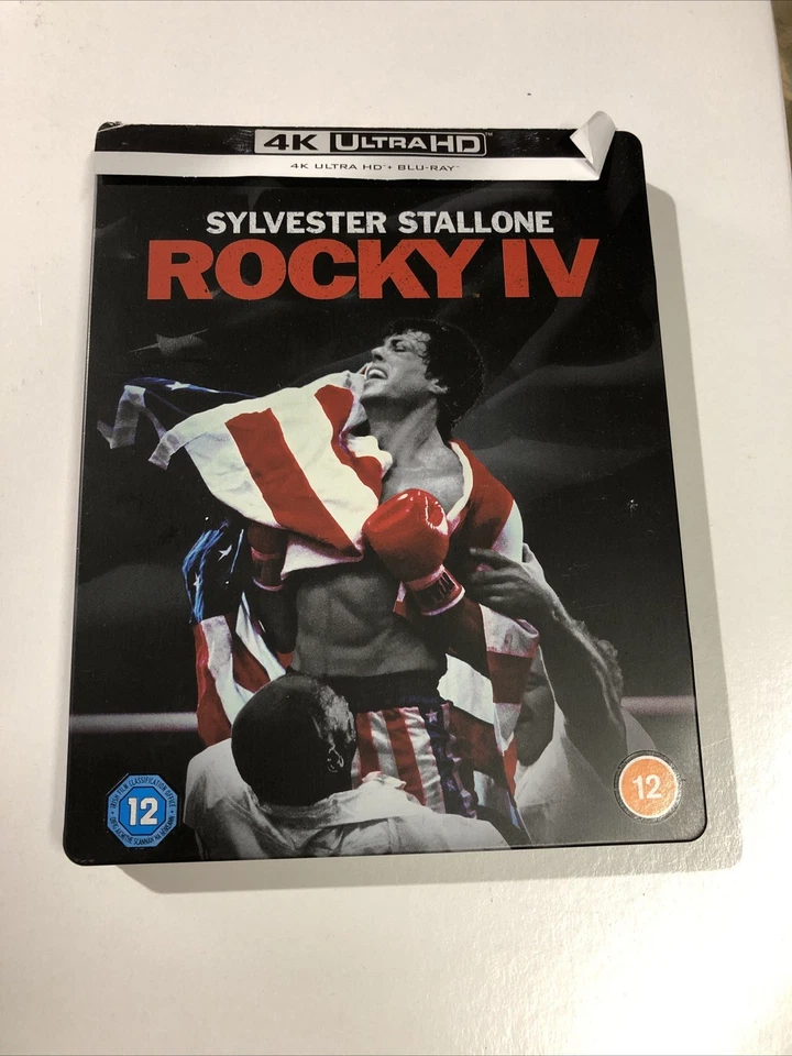 Rocky IV Steelbook [4K Ultra HD] [1985] [Blu-ray] [Region Free] - Image 1 of 4