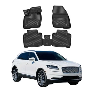 OMAC Floor Mats Liner for Lincoln Nautilus 2019-2023 Rubber TPE Black 3Pcs - Bild 1 von 12
