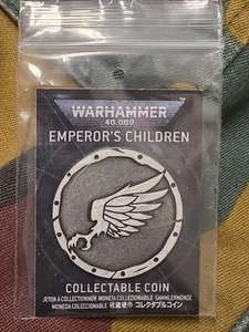 Warhammer 40k: Moneda Coleccionable Niños Emperadores (NUEVA, PRECINTADA) - Imagen 1 de 2