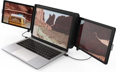 Brand NEW - XEBEC Tri-Screen 2 | Dual 10.1" Portable Laptop Monitor | SNO-XTS2-R - Image 1 of 4