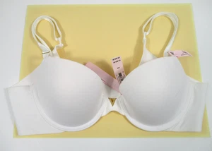 -Nuevo con etiquetas Sujetador Victoria's Secret Forrado Demi Talla 34B Blanco - Imagen 1 de 4