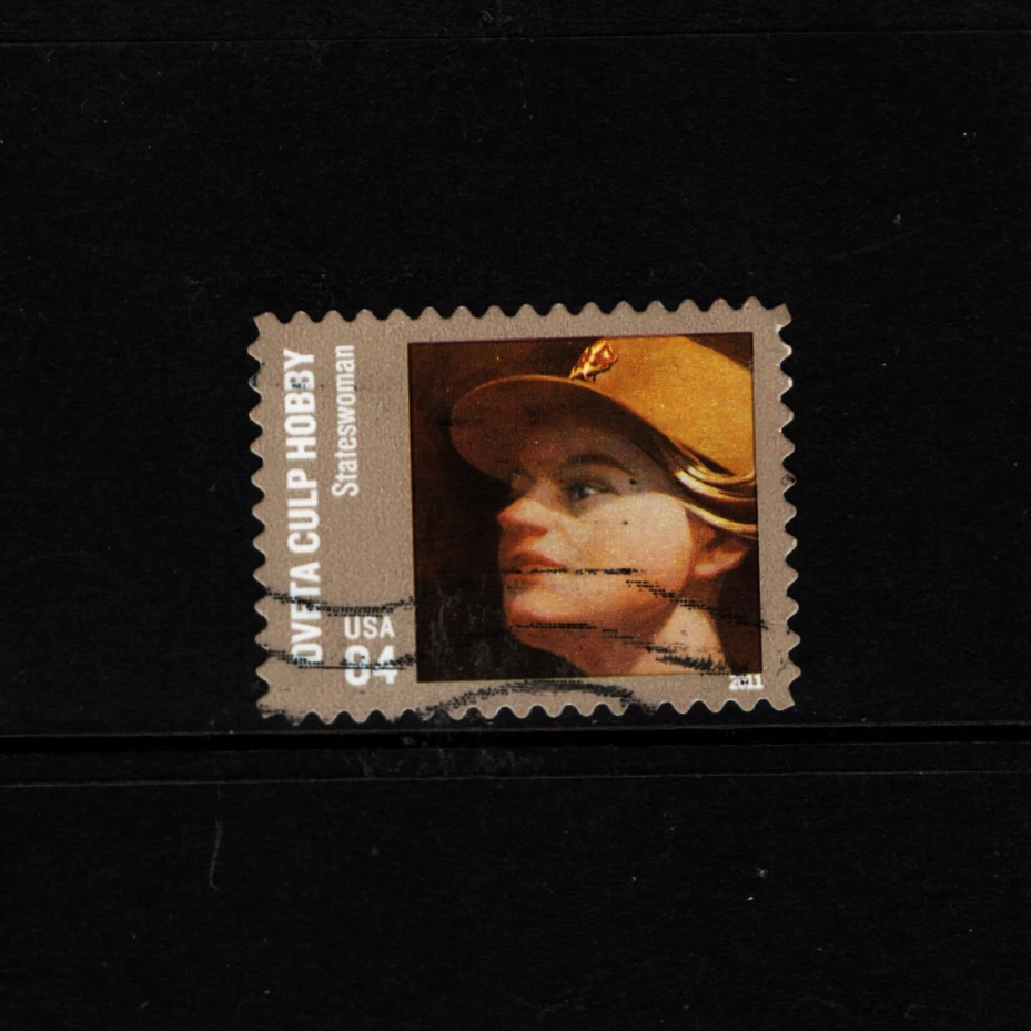 OFF Paper #4510 Distinguished American-Oveta Culp Hobby (used set of 1)84c_f380 - Image 1 of 1