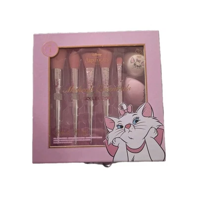 Disney LOS ARISTOCATOS - MARIE - 5 Piezas Colección Pinceles y 2 Esponjas - Nuevo En Caja Foto 1 de 2