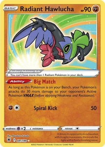 Pokemon Karte Astral Radiance Radiant Hawlucha 081/189 Radiant Rare Holo - Bild 1 von 1