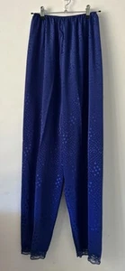 Vintage Intrigue Women’s Satin Feel Pyjama Pants Size 14 Made In New Zealand - Bild 1 von 10