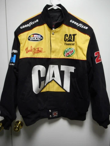 NASCAR JH Design CATIPILLAR Ward Burton #22 Signed Jacket, sz S Cover