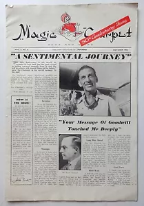 Magic Carpet - Air India Staff magazine 30th Anniv issue 1962 JRD Tata cover - Picture 1 of 2