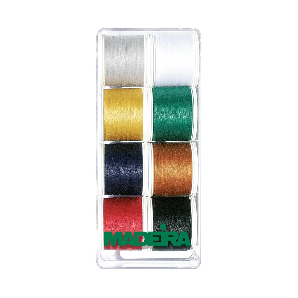 8017 Nähgarn-Box Areofil Allesnäher 8 Farben à 400 m Polyester Assorted One S... - Bild 1 von 3