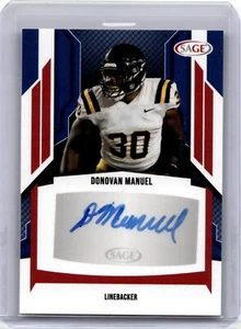 2024 Sage Red #ADM Donovan Manuel Auto Autograph Card - Picture 1 of 2