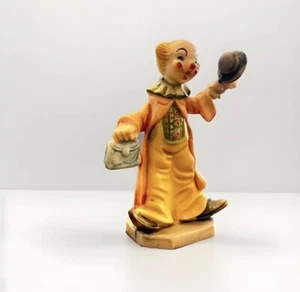 Old Fontanini Ornleans Clown Figure From Italy 3.5” Depose Soft Plastic/Rubber - Picture 1 of 4