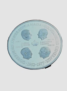 CANADA-MEDAILLONS DES QUATRE GOUVERNEURS GENERAUX-925 SILVER - Picture 1 of 2
