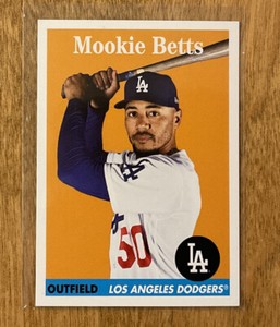 2023 MOOKIE BETTS TBT Throwback Thursday #10 1958 Topps Baseball LA Dodgers QTY